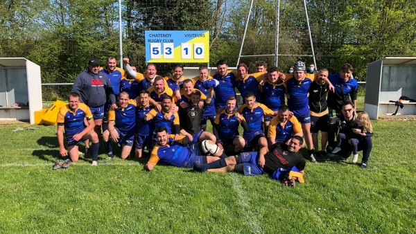 Rugby : Chatenoy impose sa loi 53 - 10 face à Baume les Dames