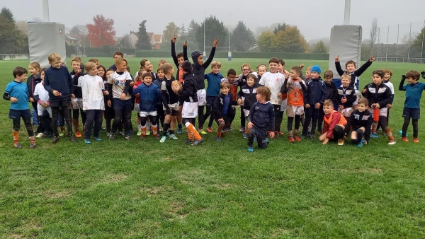 Rugby : U8 et U10 de Chalon et Chatenoy se retrouvent