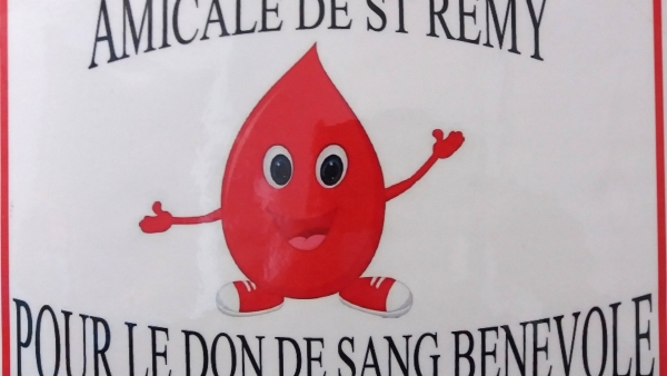 Collecte de sang le mardi 14 décembre 2021 de 15h30 à 19h00 à la salle de l’espace Brassens de Saint Rémy.