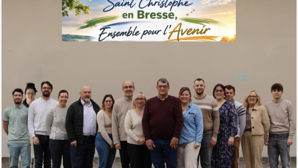 Seconde liste qui se présente à ST Christophe-en-Bresse conduite par le 2nd adjoint Louis Mercier