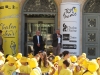 A 100 jours de l'arrivée du Tour de France, Chalon voit la vie en jaune 