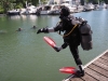 Chalon Plaisance et Plongée Loisirs Chalon main dans la main pour nettoyer les fonds du port de Plaisance 