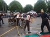 Un centième anniversaire des sapeurs-pompiers de Givry salué par le public malgré les averses
