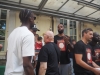 La belle surprise réservée à "Monsieur Collin" dans la cour du lycée Emiland Gauthey