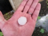 Violent orage de grêle sur le sud de Chalon sur Saône