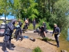 Opération nettoyage du lac des Près Saint Jean par les plongeurs de l'AsPreNaut Chalon