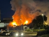 L'hôtel de la Thalie en feu à Chalon Sur Saône 