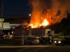 L'hôtel de la Thalie en feu à Chalon Sur Saône 