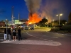 L'hôtel de la Thalie en feu à Chalon Sur Saône 