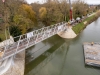 Ue passerelle « piétons-cycles » flambant neuve au niveau de Ma Campagne 