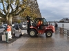 Pour limiter les risques d’inondations, un mur anti-crue a été installé sur les quais à Chalon-sur-Saône 