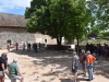 Les anciens du rugby viennent s’initier à la boule lyonnaise à la Boule d’Or Chalonnaise