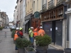 Rue de Strasbourg à Chalon-sur-Saône : risque d’effondrement  d’un immeuble d’habitation et de sa cheminée  sur des immeubles environnants!