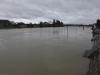Montée des eaux de la Saône  à Chalon