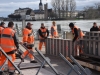 Montée des eaux de la Saône  à Chalon : Un mur anti-crue de 320 mètres de long installé