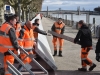 Montée des eaux de la Saône  à Chalon : Un mur anti-crue de 320 mètres de long installé