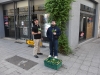 A Chalon-sur-Saône : suite à une floraison précoce (fin mars), les vendeurs de muguet étaient moins nombreux aux coins des rues