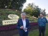 Remerciements aux agents du service des Espaces Verts pour la réalisation florale du massif de la Tour du Doyenné 