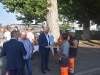Remerciements aux agents du service des Espaces Verts pour la réalisation florale du massif de la Tour du Doyenné 