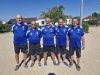 Boules Lyonnaises vétérans de Sornay : L’équipe des ‘Barbarians’ (le Pat, le Gilou, la Marie, le Mammouth) termine invaincue et dans le top 2, La Salle remporte le concours.