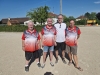 Boules Lyonnaises vétérans de Sornay : L’équipe des ‘Barbarians’ (le Pat, le Gilou, la Marie, le Mammouth) termine invaincue et dans le top 2, La Salle remporte le concours.