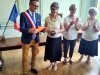 Remise de la médaille de la ville de Givry à Silke Rautenberg, bourgmestre d'Oppenheim