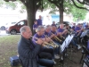 L’Orchestre d’Harmonie Saint Rémy/Les Charreaux place Claude Bernard aux Charreaux pour la première aubade d’été.