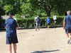 Les ¼ de finales du qualificatif pour le championnat de France AS 3 & 4 boule lyonnaise sous un soleil de plomb au boulodrome de Châtenoy le Royal.