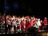 Le spectacle Chantons Noël de Sandrine et Gilbert Drigon samedi 17 décembre à Châtenoy le Royal dédié à Linette, chanteuse du groupe, disparue.