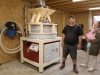 "Terres de Moulin Madame" producteur de farines artisanales à la meule de pierre et des pâtes "les Moulinettes" est installé à Châtenoy le Royal.