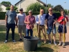 Elus, habitants et jeunes de l’ASCR Foot, tous mobilisés pour la journée citoyenne à Châtenoy le Royal.