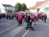 Octobre Rose à Crissey, 200 participants à la marche dimanche matin, une centaine le soir pour la retraite aux lampions et pour le feu d’artifice.