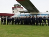 La promotion 2025 des Cadets de la gendarmerie 71 en visite au centre de formation de l’Ecole Nationale de l'Aviation Civile ENAC à l’aéroport de St Yan.