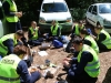 "Raid Mémoire" sur le thème du maquis de Saône et Loire par les cadets de la gendarmerie.