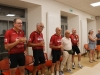 A 70 ans, 4 cyclistes italiens font le trajet Paciano (Italie)/Fontaines (France) pour fêter les 25 ans de jumelage.