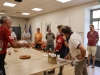 A 70 ans, 4 cyclistes italiens font le trajet Paciano (Italie)/Fontaines (France) pour fêter les 25 ans de jumelage.