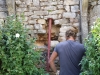 Fontaines a marqué ces 3 journées européennes du patrimoine par un chantier de rénovation d’une partie restante de la tour de l'ancien mur d'enceinte du château et des visites guidées des anciennes carrières.