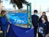 Inauguration du nouveau city stade rue Pierre Jacques à St Rémy, financé par la société ARES.