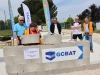 Pose de la première pierre des nouveaux vestiaires du foot de Saint Rémy.