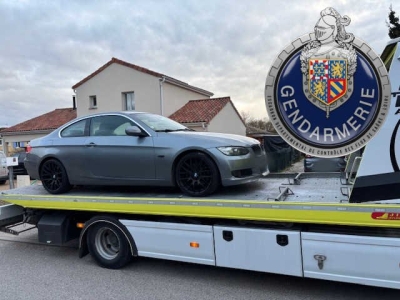 Titulaire d'un permis probatoire, elle filait à 146 km/h au volant de la BMW sur la RD 906