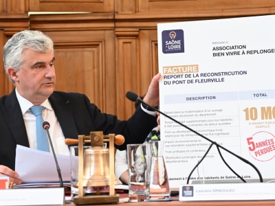 Pont de Fleurville :  André Accary demande une évolution de la loi sur les recours administratifs 