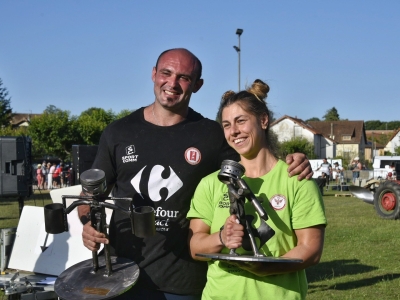 Homme et Femme les plus forts du Morvan : Benoit Pariost conserve son titre et Lara Callegari l'emporte