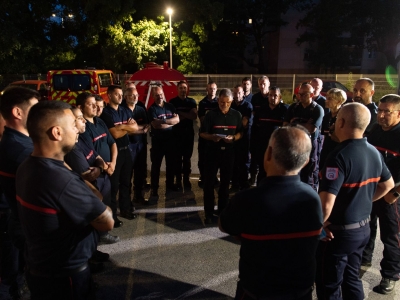 Les 22 sapeurs-pompiers de Saône et Loire engagés dans le Sud sont revenus 
