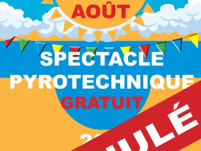 Le feu d'artifice de Sennecey le Grand annulé ce dimanche 