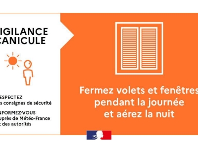 CANICULE SAONE ET LOIRE - La Préfecture rappelle les bons comportements à adopter 