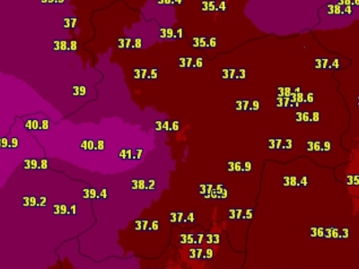 Près de 42°c enregistrés en Saône et Loire ce lundi, les records tombent 