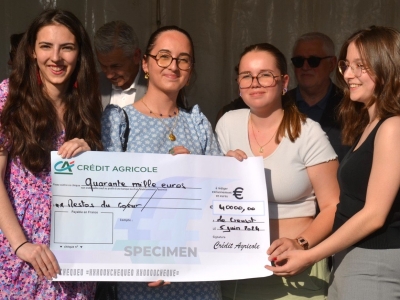 40.000 € pour les Restos, les lycéens de Chalon, de Montceau, du Creusot et d'Autun ont prouvé qu’ils ont du Cœur
