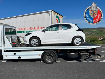 Au volant de sa Toyota Yaris, il filait à plus de 180 km/h sur la RCEA