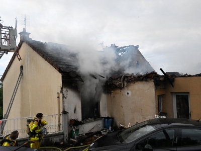Une maison d’habitation ravagée par un incendie à Montcenis 