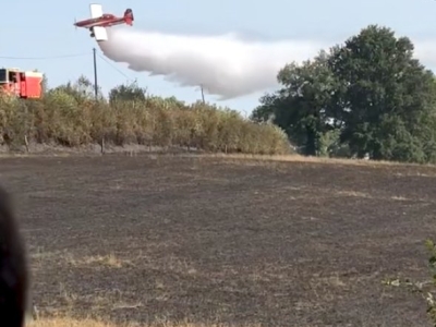 2 avions Air Tractor pour stopper un feu qui a ravagé 12 hectares dans le Sud Morvan
